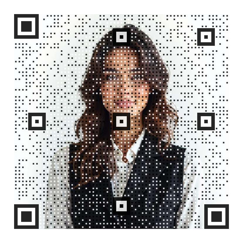 Email QR code with professional design