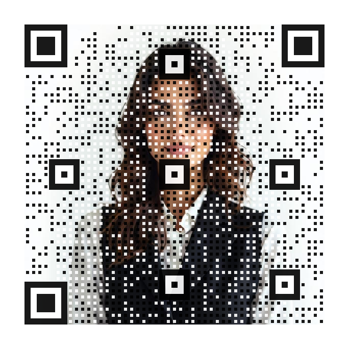 SMS QR code with engaging design
